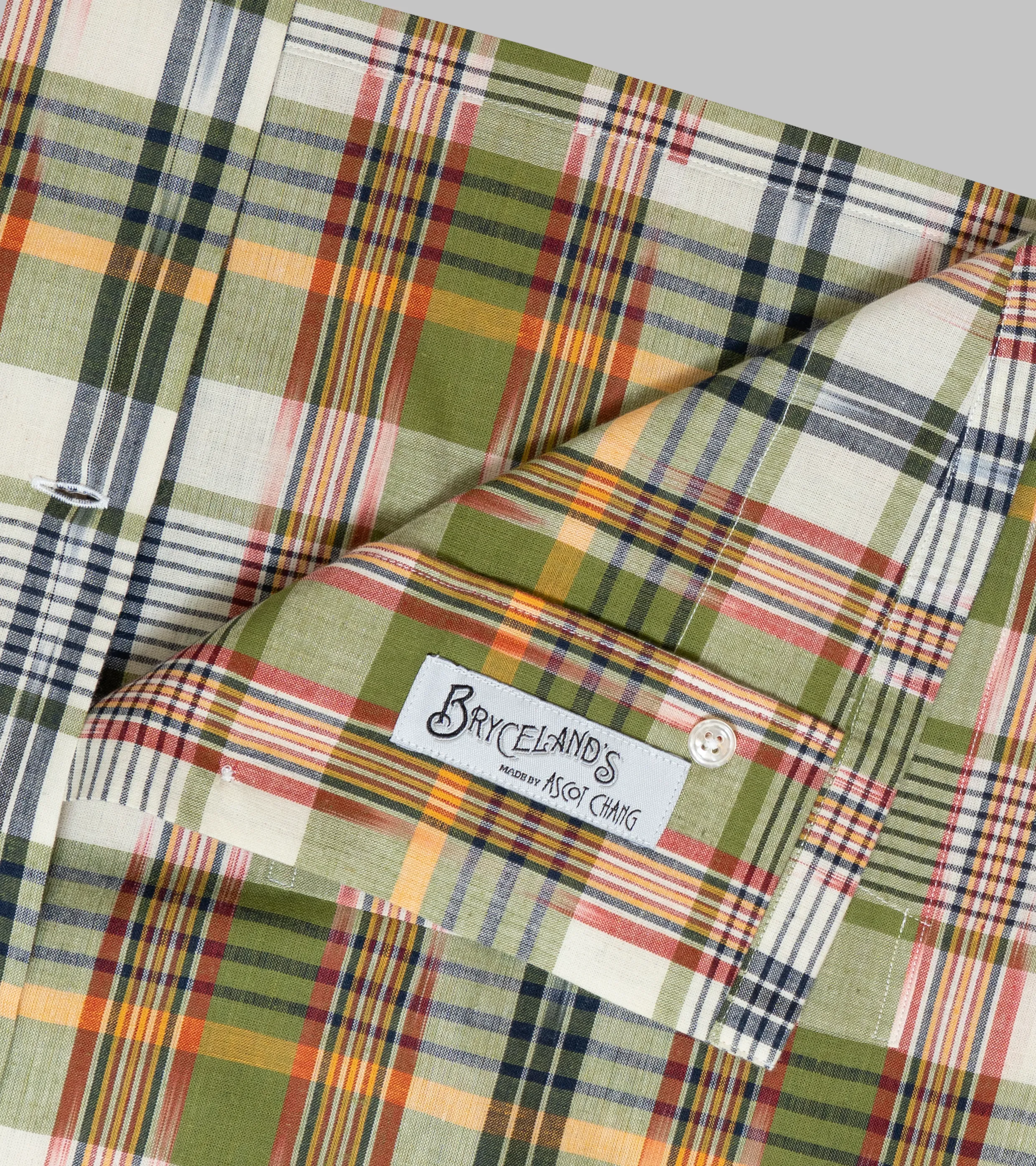 Cabana Shirt Green Madras