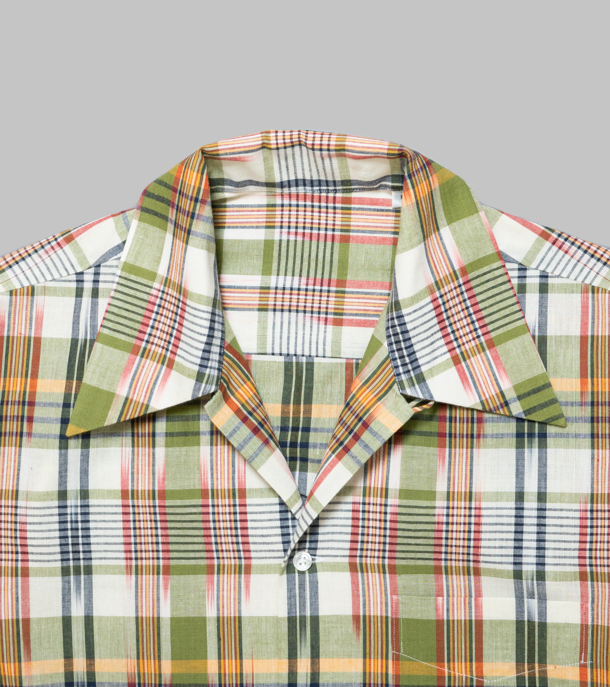 Cabana Shirt Green Madras