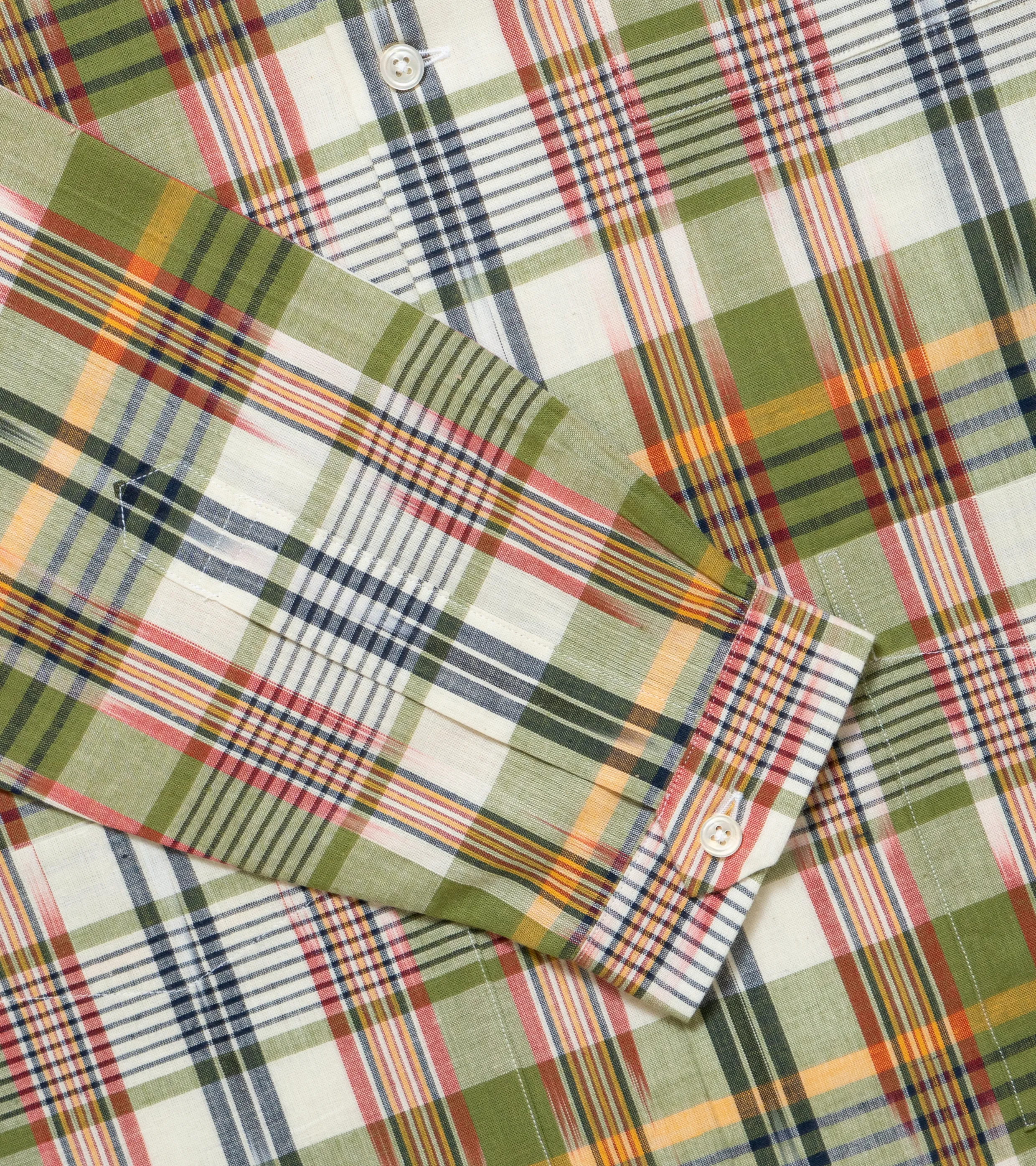Cabana Shirt Green Madras