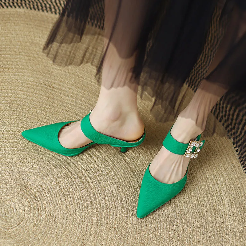 Clarke Novelty Heeled Mules