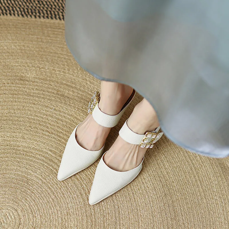Clarke Novelty Heeled Mules