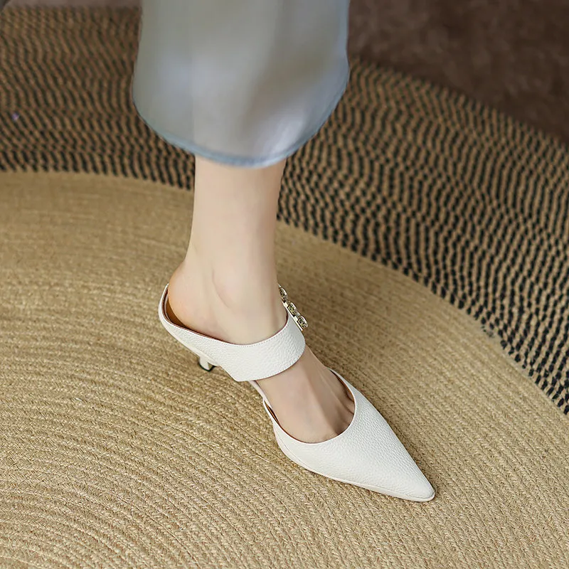 Clarke Novelty Heeled Mules