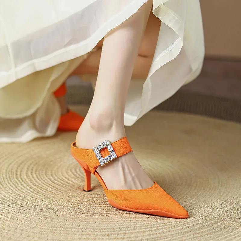 Clarke Novelty Heeled Mules