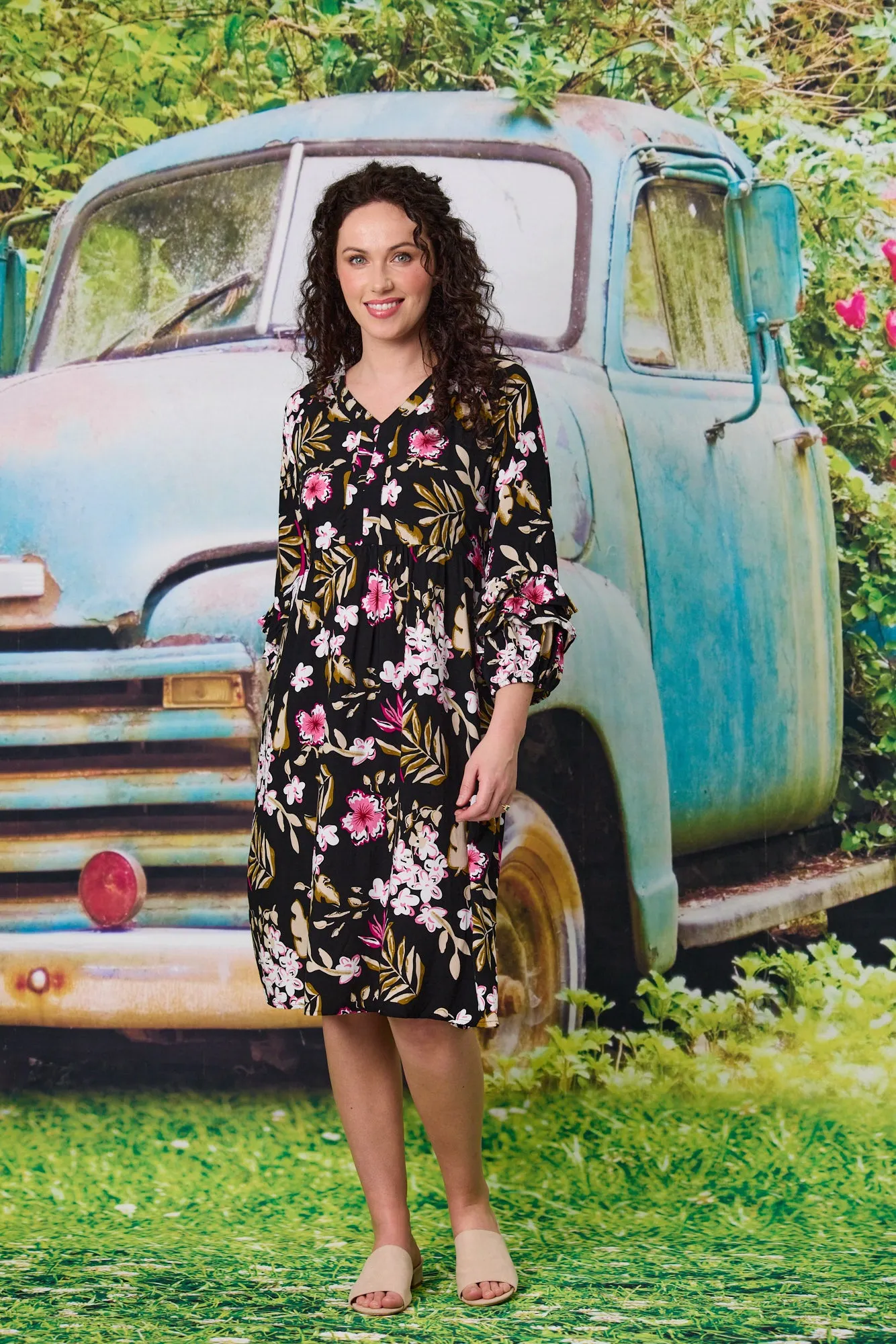 Classified - Marbella Printed Dress - C5001 - 50% Off