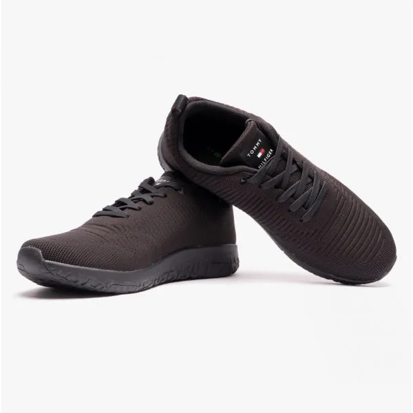 CORPORATE KNIT RIB RUNNER Mens Trainers Black
