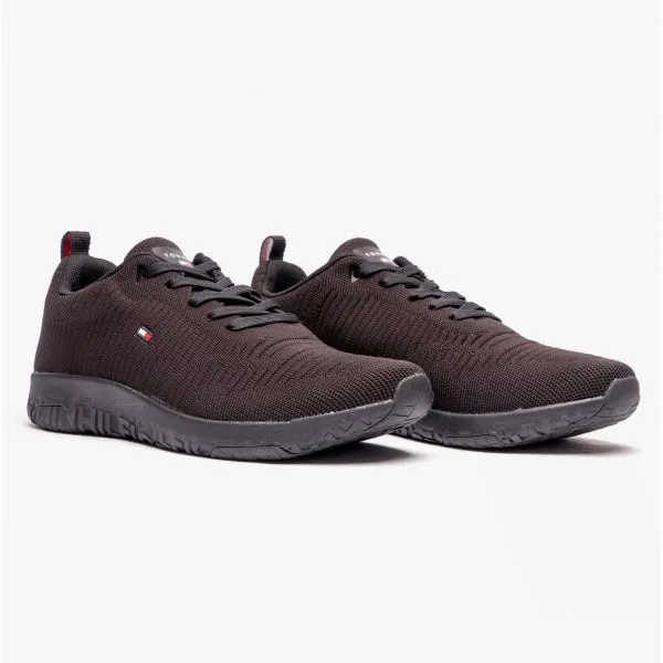 CORPORATE KNIT RIB RUNNER Mens Trainers Black