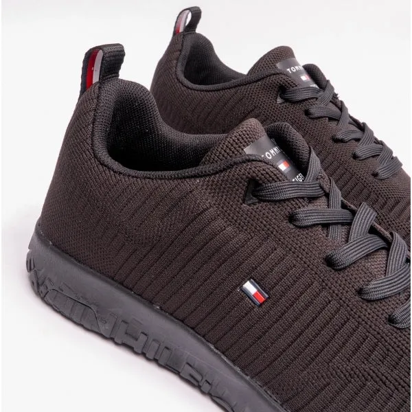 CORPORATE KNIT RIB RUNNER Mens Trainers Black