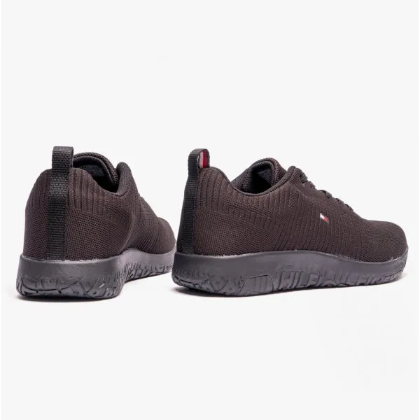 CORPORATE KNIT RIB RUNNER Mens Trainers Black