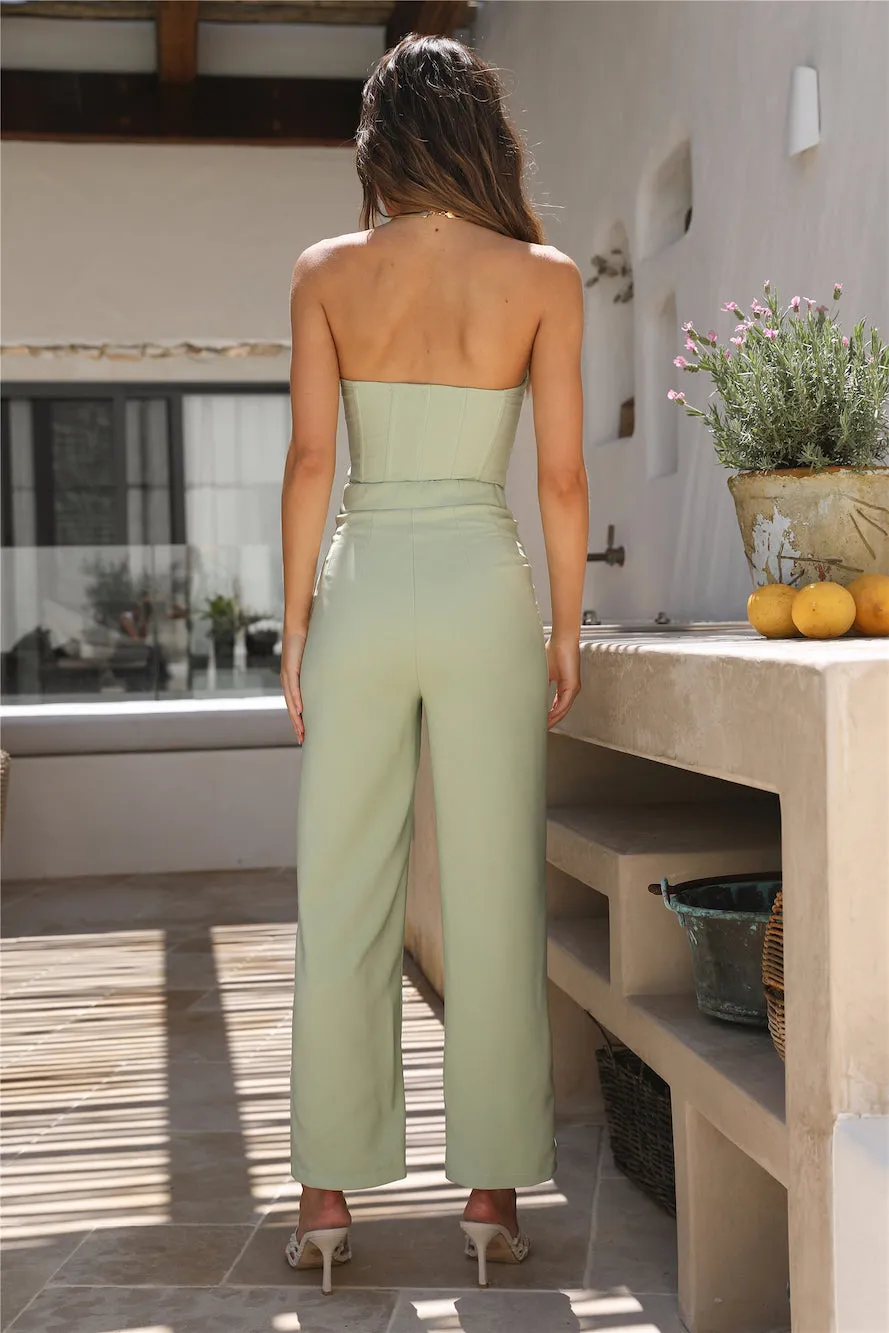 Craving You Crop Top Green