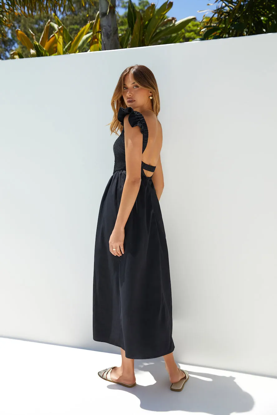 Divinity Maxi Dress Black