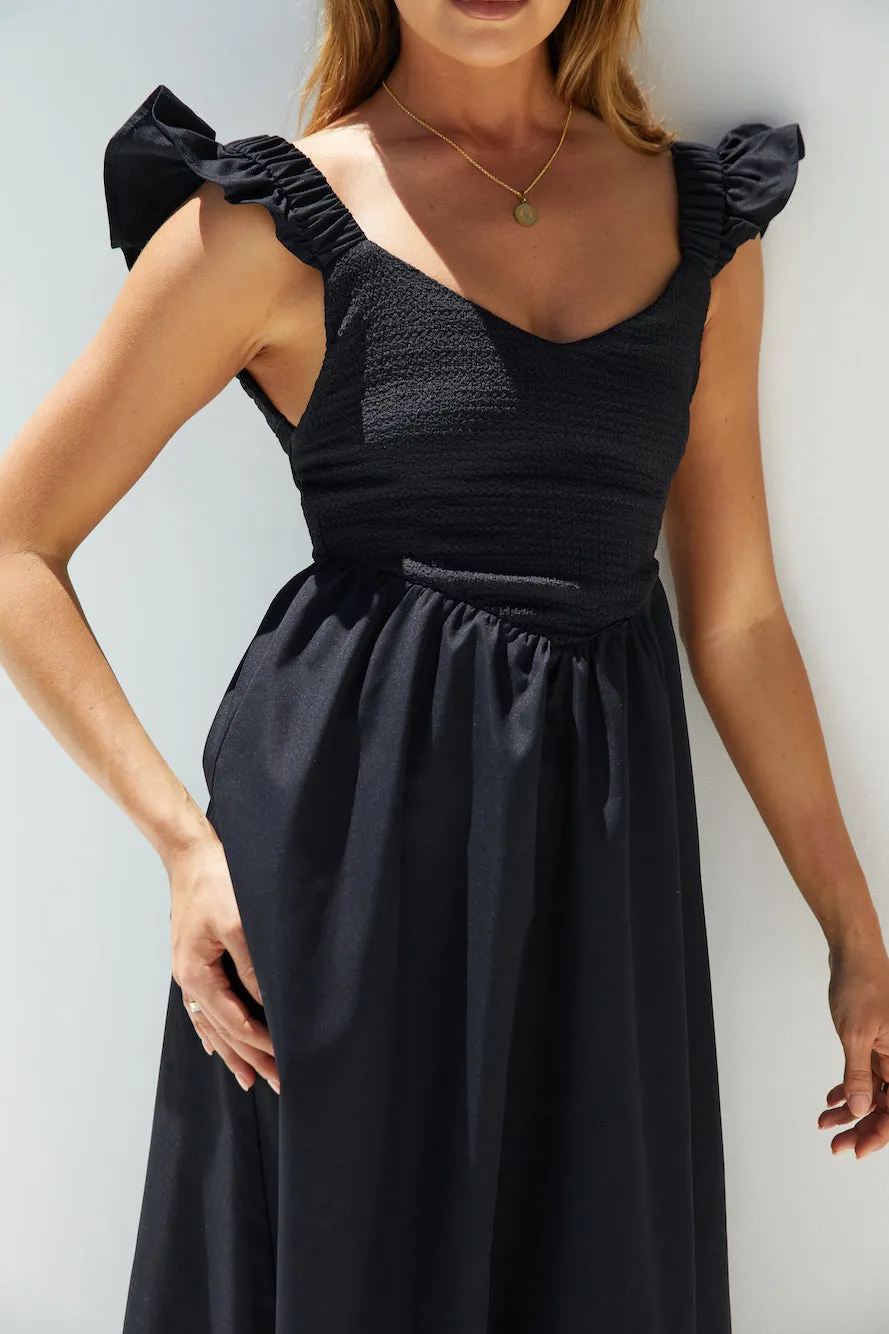 Divinity Maxi Dress Black
