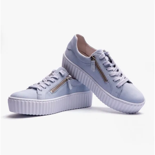 DOLLY Ladies Casual Nubuck Trainers Blue