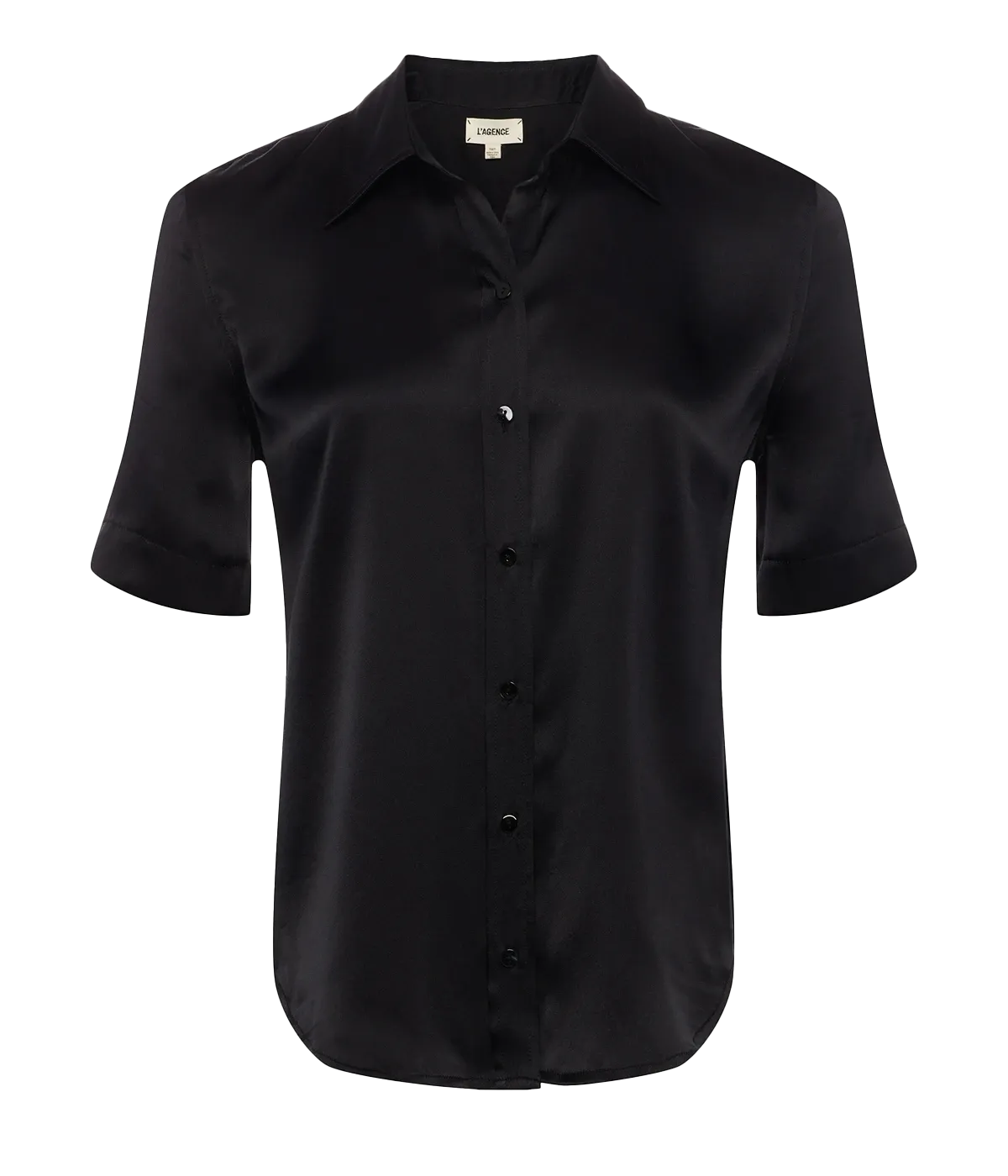 Ellah Short Sleeve Blouse in Black