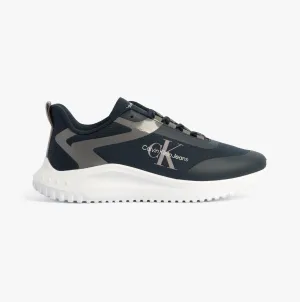 EVA RUNNER LOW LACE Mens Trainers Calvin Navy/Black/B White