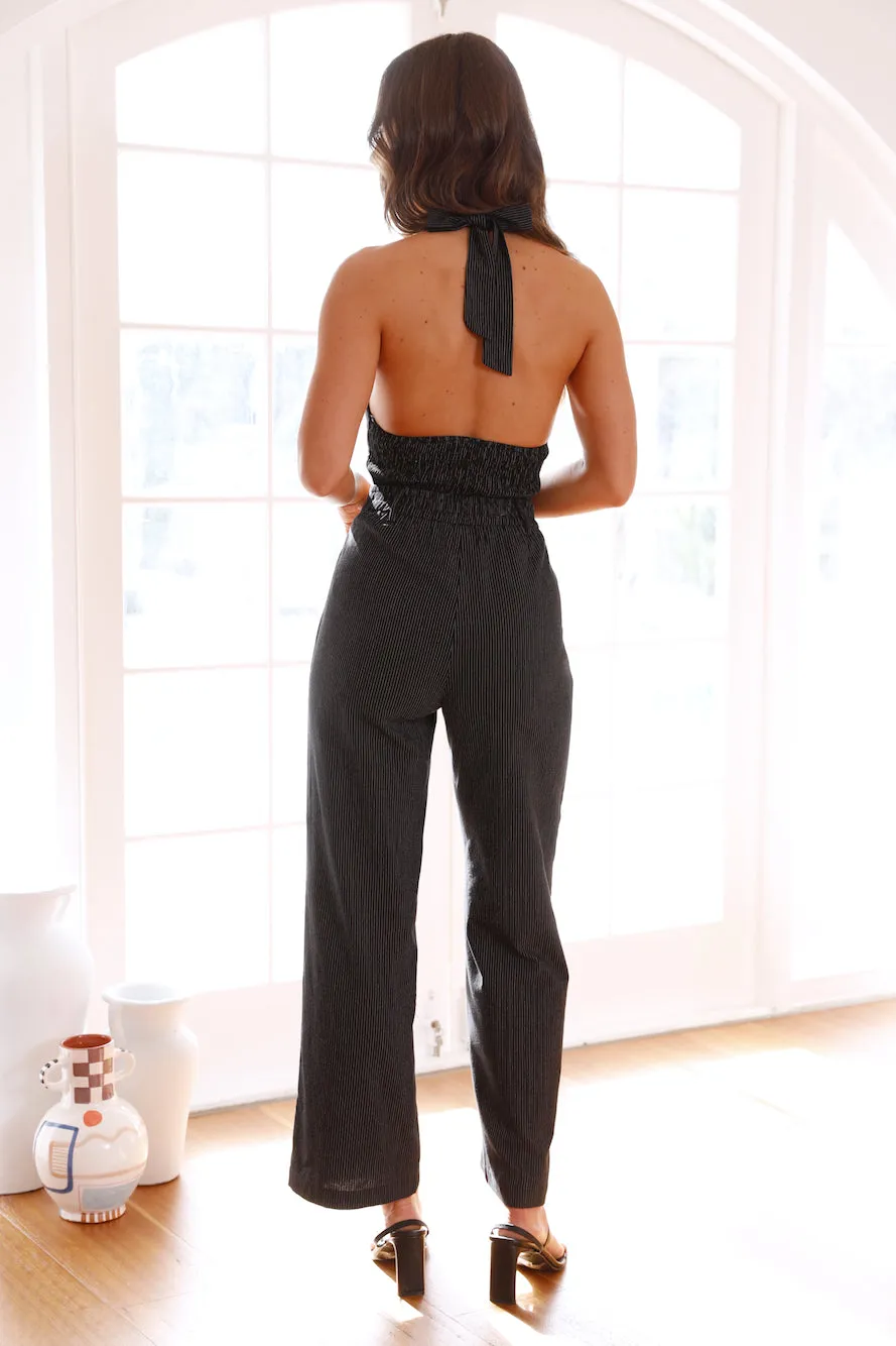 Express Route Crop Top Black