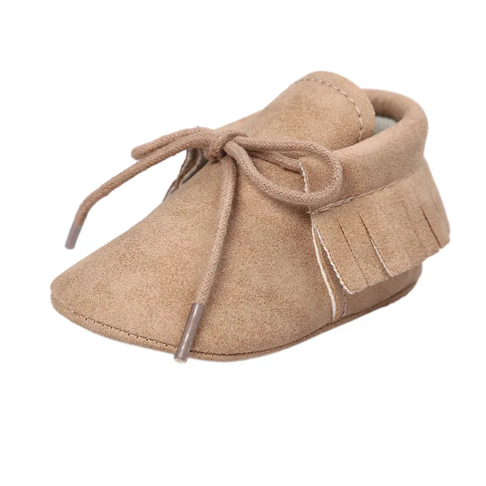 Fringed Baby Moccasins