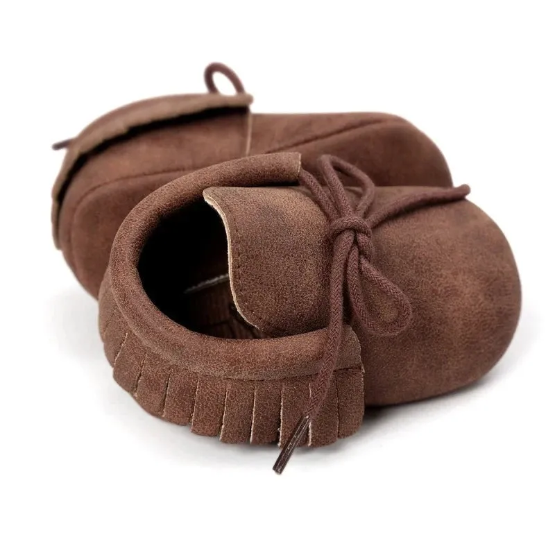 Fringed Baby Moccasins