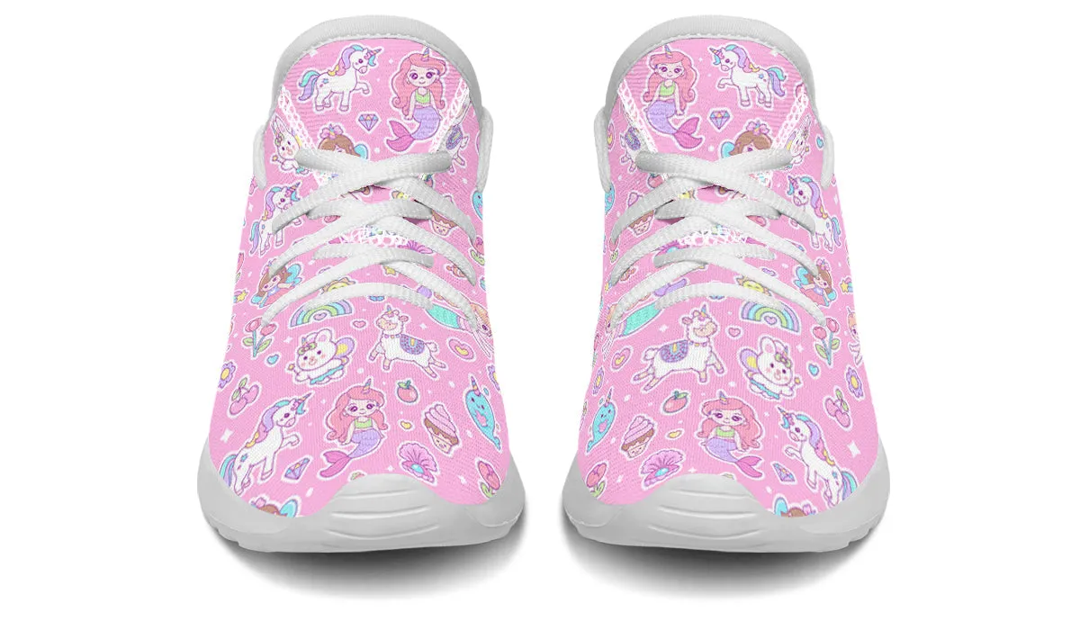 Kids Shoes Sneakers Mermaid And Unicorns