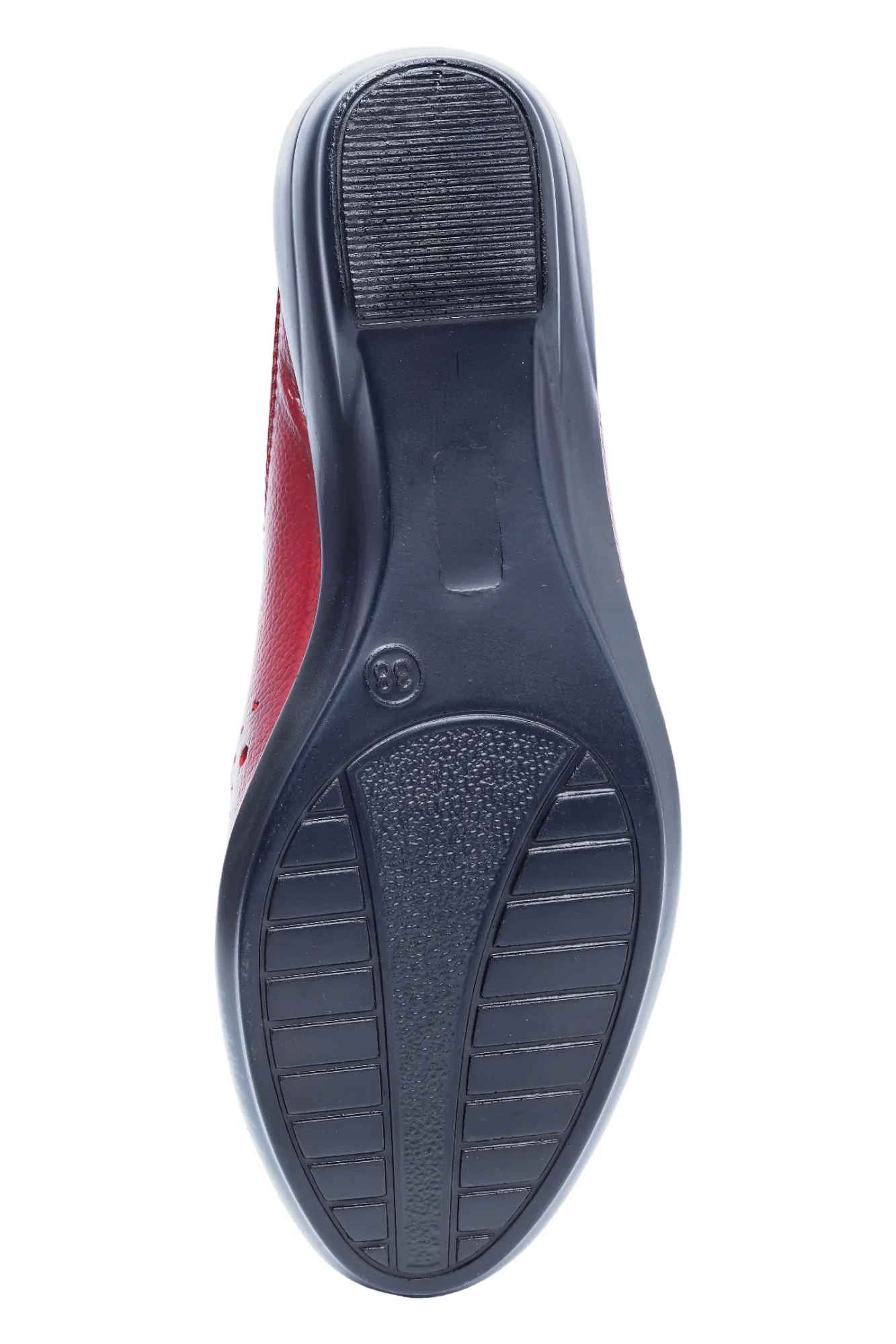 Ladies Leather Heel Mules Cut 999510