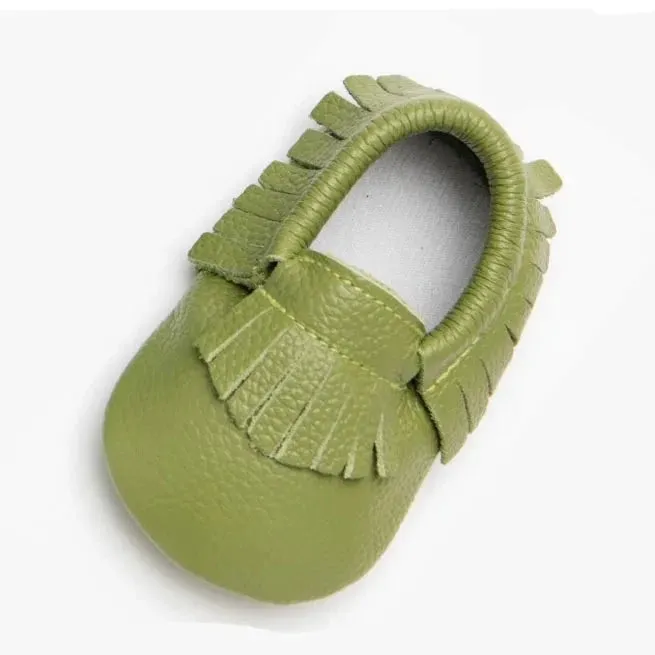 Leather Baby Moccasins