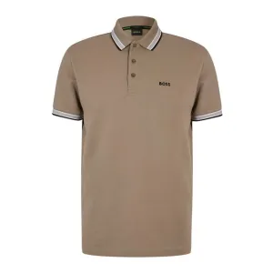 Mens BOSS Light/Pastel Green Paddy S/s Polo Shirt