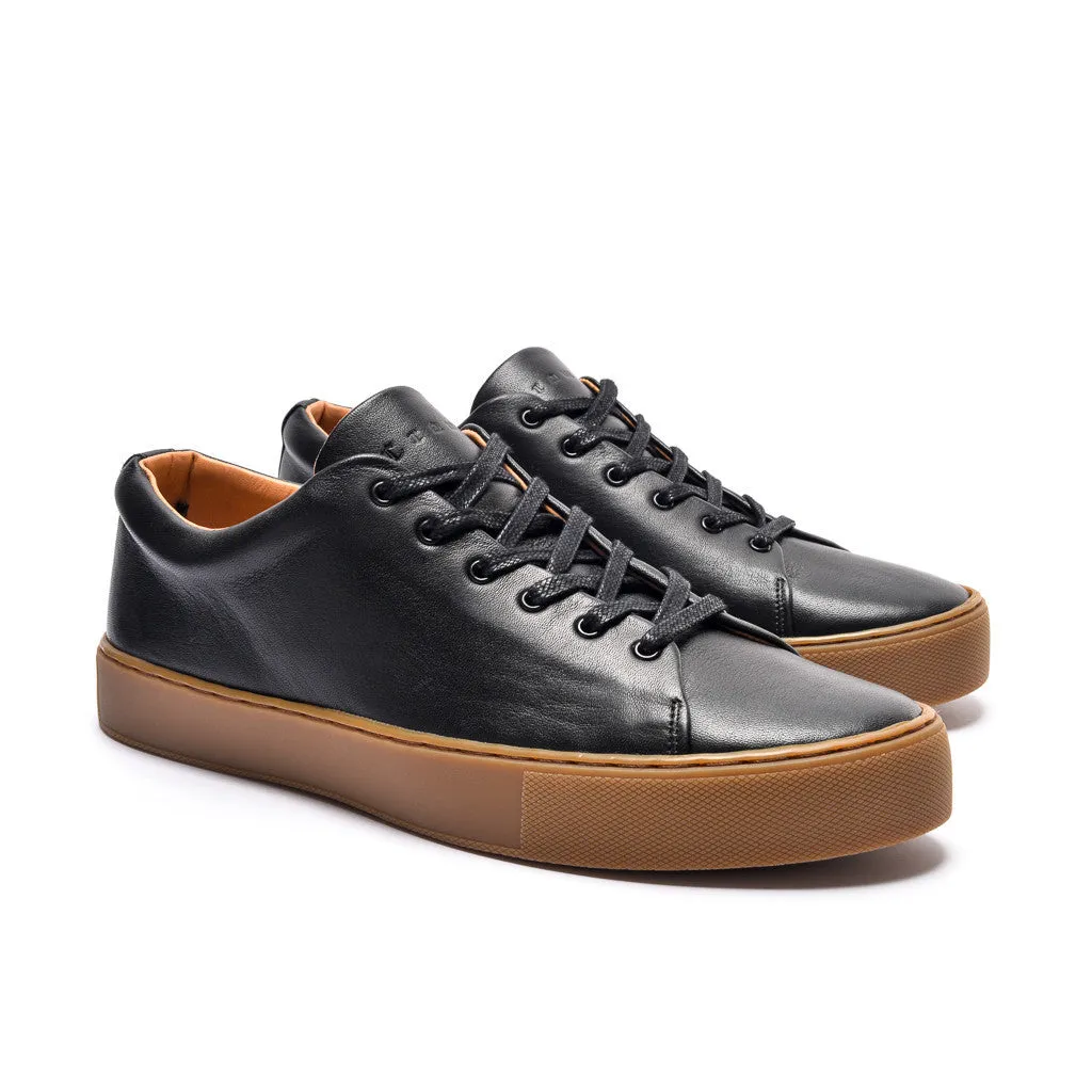 OVERSTONE DERBY SNEAKER - BLACK GUM