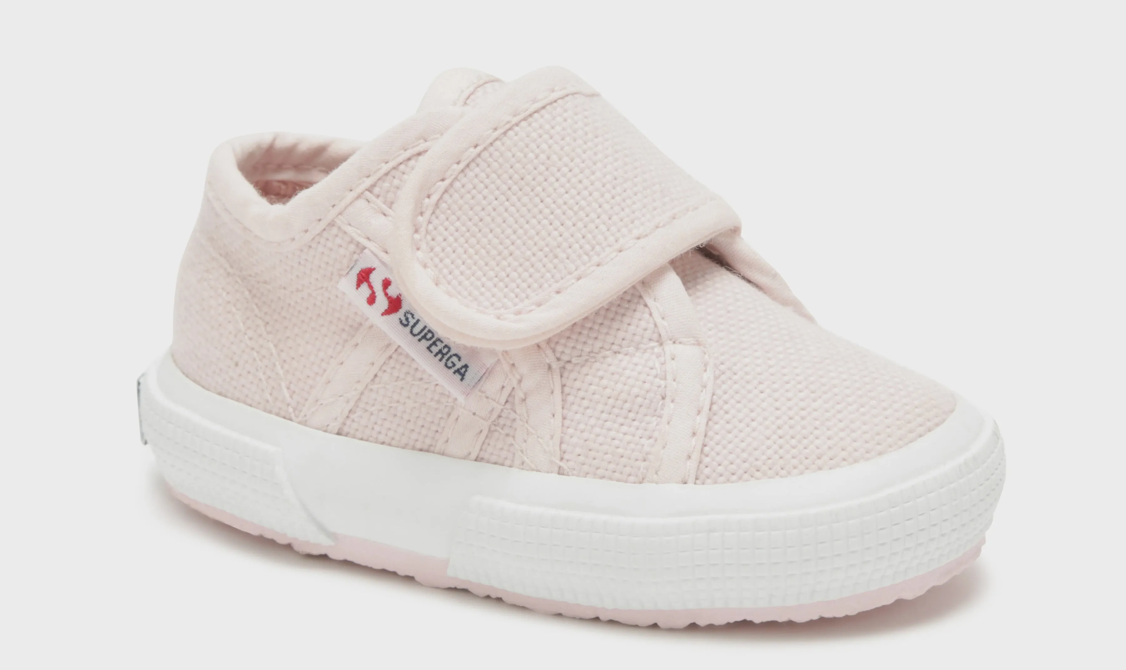 Superga -  Infant 2750 Bstrap - pink skin-f avorio
