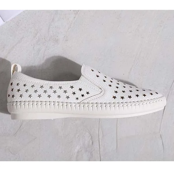 Women Casual Hollow Moccasins Loafers