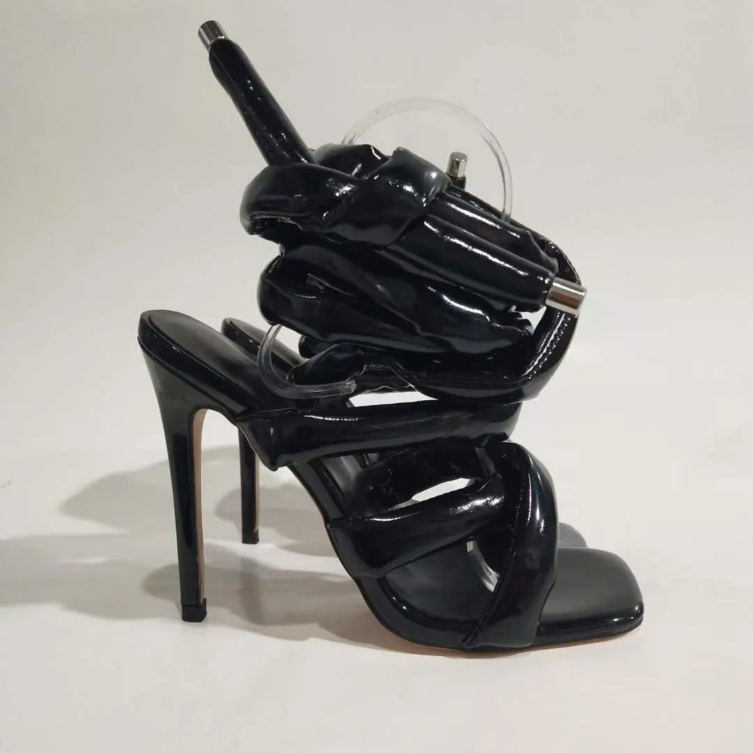 Women's Sexy Thick Winding Shoelace / Rope High Heel Sandals